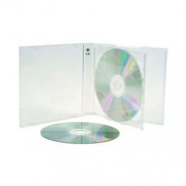 Boitier en cristal pour 2 CD Boitier en cristal pour 2 CD