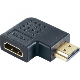 Adaptateur HDMI mâle/femelle coudé